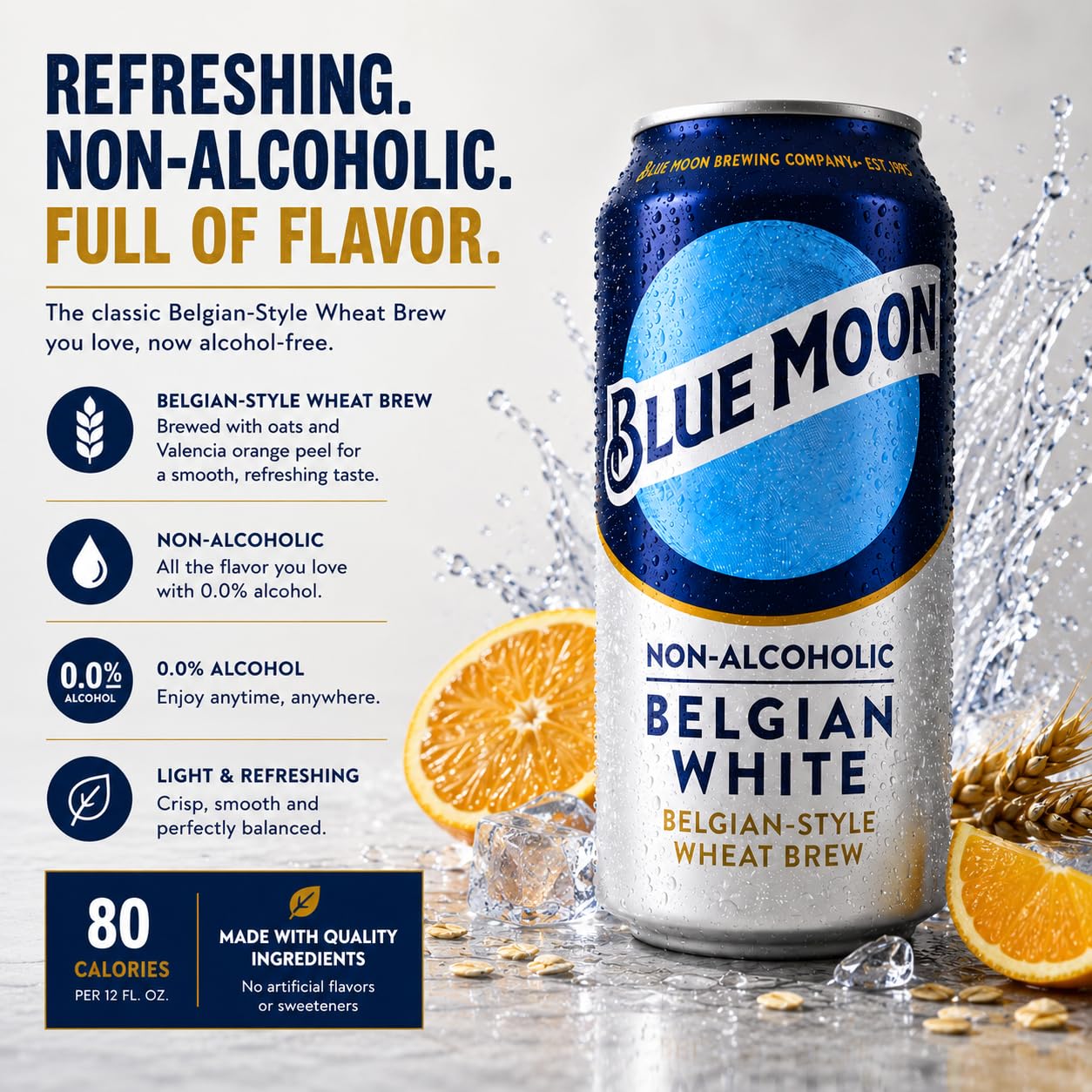Amazon.com: Blue Moon Non-Alcoholic 10 Pack Belgian Style Wheat